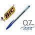 Boligrafo Bic Cristal Ultrafine Punta Forma Aguja 0,7 Mm Azul