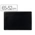 Vade Sobremesa Durable Negro Antideslizante Contorneado 65X52 Cm