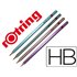 Lapices De Grafito Rotring Metallic Hb Cuerpo Colores Surtidos