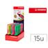 Rotulador Stabilo Boss Splash 75 Expositor Sobremesa De 15 Unidades Colores Surtidos