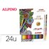 Lapices De Colores Alpino Experience Mina Premium 3,3 Mm Caja Cartón De 24 Unidades Colores