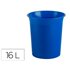 Papelera Plastico Archivo 2000 Antimicrobiana Sanitized Plastico Azul 18 Litros 290X310 Mm