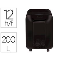 Destructora De Documentos Fellowes Lx-200 Capacidad De Corte 12 H Seguridad P4 Destruye Grapas Clips Y
