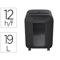 Destructora De Documentos Fellowes Lx-85 Capacidad De Corte 12 Hojas P4 Destruye Grapas Clips Y Tarjetas