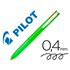 Boligrafo Pilot Super Grip G 4 Colores Retractil Sujecion De Caucho Tinta Base De Aceite Cuerpo Color Verde