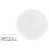 Tapa De Plastico Biodegradable Para Vaso De 195/220 Cc Paquete De 100 Unidades