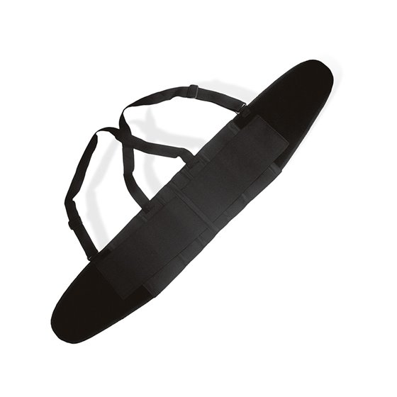 Cinturon Antilumbago Faru Elastico Con Tirantes Talla Xl Color Negro