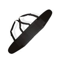 Cinturon Antilumbago Faru Elastico Con Tirantes Talla Xl Color Negro