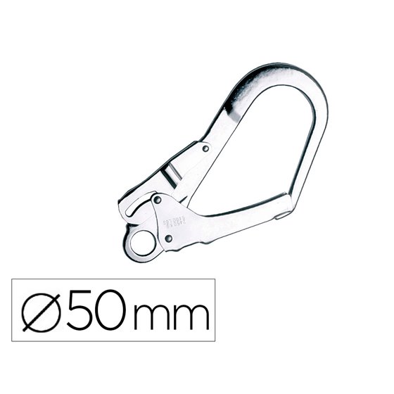 Gancho De Seguridad Faru Acero Galvanizado 50 Mm