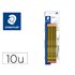 Lapices De Grafito Staedtler Noris N.2 Hb Blister De 10 Unidades