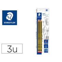 Lapices De Grafito Staedtler Noris N.2 Hb Blister De 3 Unidades