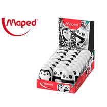 Sacapuntas Maped Plastico Shaker Fancy 1 Uso Con Deposito