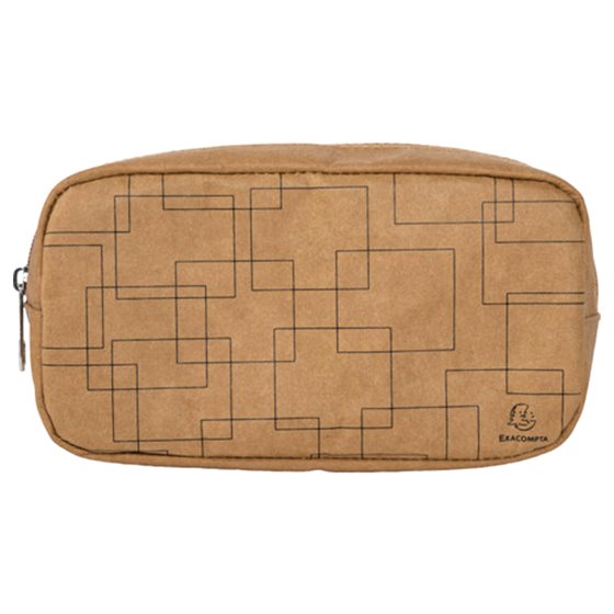 Bolso Escolar Exacompta Eterneco Cuero Imitacion Vegetal Grande Rectangular 105X75X205 Mm