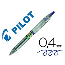 Boligrafo Pilot Ecoball Plastico Reciclado Tinta Aceite Punta De Bola 1 Mm Color Azul