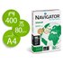 Papel Fotocopiadora Navigator Din A4 80 Gramos Paquete De 400 Hojas