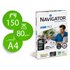 Papel Fotocopiadora Navigator Din A4 80 Gramos Paquete De 150 Hojas