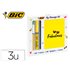 Set Escritura Bic 1 Cuatro Colores Shine + 1 Fluorescente Grip Pastel + 1 Notebook