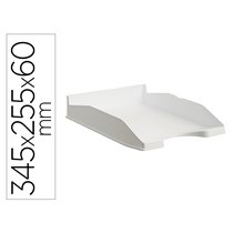 Bandeja Sobremesa Archivo 2000 Ecogreen Plastico 100% Reciclado Apilable Formatos Din A4 Y Folio Color Blanco