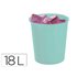 Papelera Plastico Archivo 2000 Ecogreen 100% Reciclada 18 Litros Color Verde Pastel