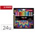 Rotulador Stabilo Acuarelable Pen 68 Arty Line 1 Mm Estuche Carton De 24 Unidades Colores Surtidos