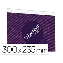 Expositor Mural Archivo 2000 Con Taladros Ultra Transparente Din A4 Horizontal 300X235 Mm