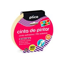 Cinta Adhesiva Plico Para Pintor 95 Mt X 30 Mm