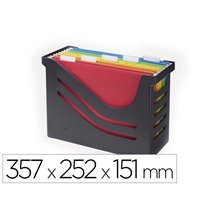 Soporte Para Carpetas Colgantes Tarifold Plastico 100% Reciclado Color Negro 357 X 252 X 151 Mm