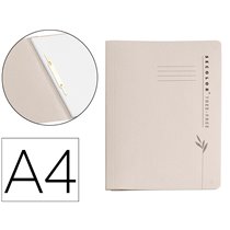 Subcarpeta Cartulina Tarifold 100% Ecologica 226 G/M2 Din A4 Con Fastener Color Crema Pack De 10 Unidades