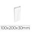 Sobre Papel Basika Celulosa Blanco Con Fuelle Xxs 100X200X30 Mm Paquete De 25 Unidades