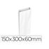 Sobre Papel Basika Celulosa Blanco Con Fuelle S 150X300X60 Mm Paquete De 25 Unidades