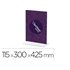 Expositor Sobremesa Archivo 2000 Con Forma T Poliestireno Transparente Din A3 Vertical Doble Cara 115X300X425 Mm