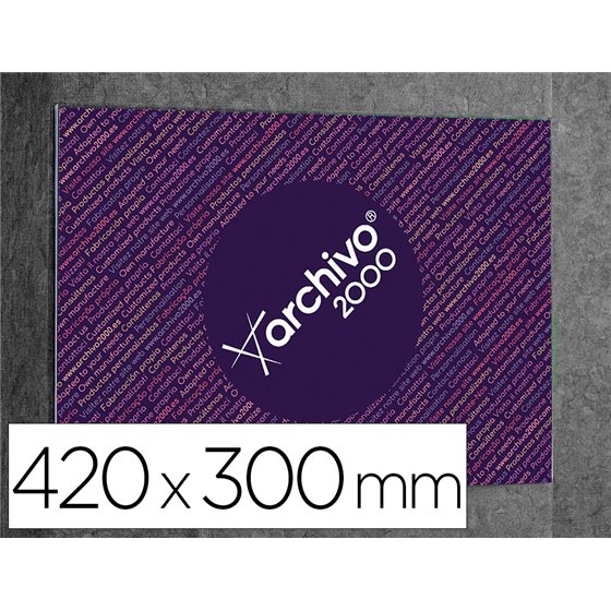 Expositor Mural Archivo 2000 Premium De Pared Con Adhesivo Poliestireno Transparente Din A3 Horizontal 420X300 Mm