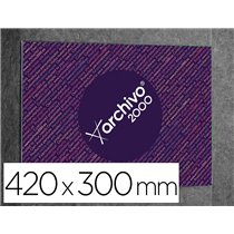 Expositor Mural Archivo 2000 Premium De Pared Con Adhesivo Poliestireno Transparente Din A3 Horizontal 420X300 Mm
