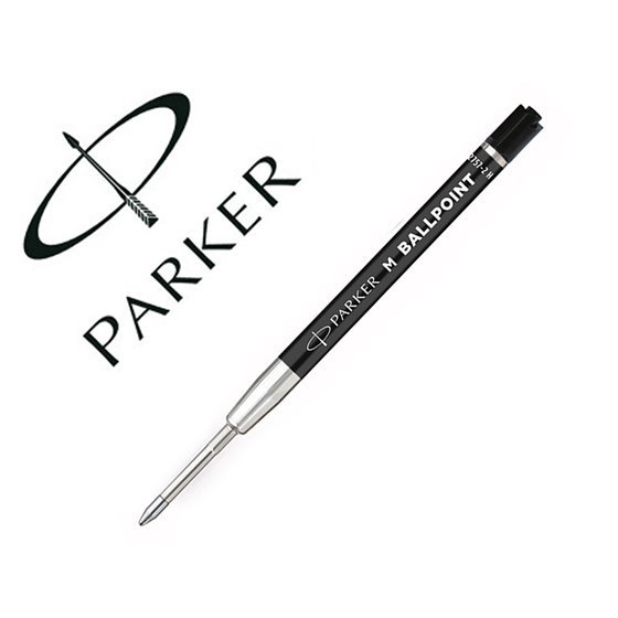 Recambio Boligrafo Parker Originals Economico Negro Punta Media