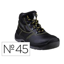 Botas Deltaplus De Seguridad Piel Crupon Pigmentada Suela Pu Bi-Densidad Color Negro Talla 45