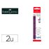 Lapices Bicolor Fino Faber Castell 2160-Rb Hexagonal Rojo/Azul Blister De 2 Unidades