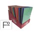 Carpeta Gomas Solapas Saro Carton Folio Colores Surtidos