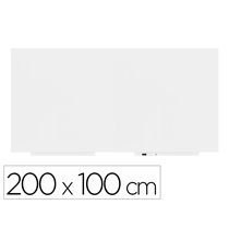 Pizarra Blanca Rocada Profesional 200X100 Cm 2 Modulos 100X100 Cm