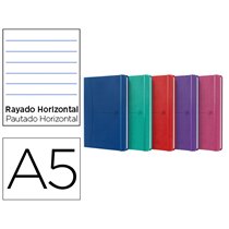 Cuaderno Oxford Cosida Tapa Extradura Din A5 80 Hojas Rayado Horizontal Colores Vivos Surtidos