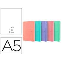 Cuaderno Oxford Cosida Tapa Extradura Din A5 80 Hojas Liso Colores Pastel Surtidos