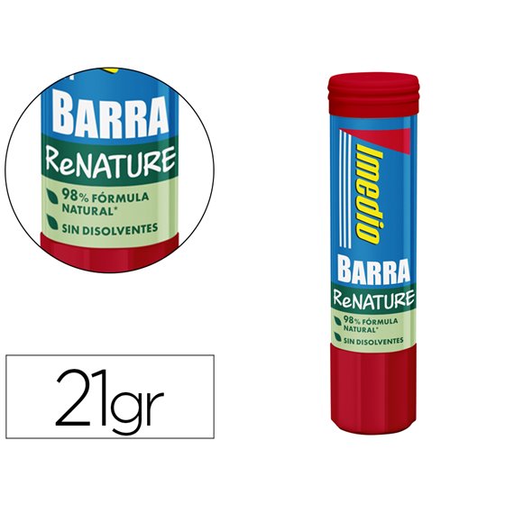 Pegamento Imedio En Barra Renature Sin Disolventes 21 Gr