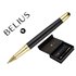 Boligrafo Y Estuche Belius Soiree Color Negro Y Dorado Tinta Azul Caja De Diseño