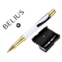 Roller Belius Dualita Cuerpo Negro Color Blanco Tinta Negra Caja De Diseño