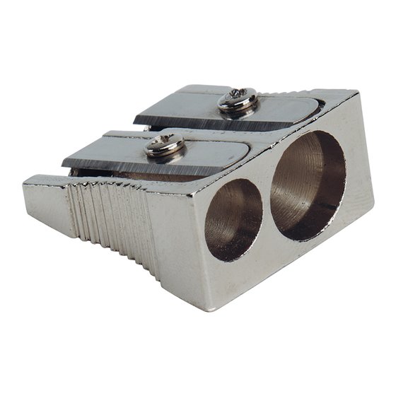 Sacapuntas Q-Connect Metalico 2 Usos Cuña