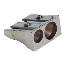 Sacapuntas Q-Connect Metalico 2 Usos Cuña