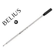 Recambio Boligrafo Belius Con Rosca Negro Caja 3 Unidades