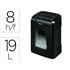Destructora De Documentos Fellowes 12C Capacidad 8H Seguridad P4 Grapas Clips Y Tarjetas Papelera 19 L