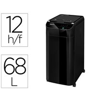 Destructora De Documentos Fellowes Automax 350C Capacidad 350H Seguridad P4 Grapas Clips Y Tarjetas