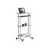 Mesa Ordenador Rocada Rd-5220 Estructura Metalica Bandejas Regulables En Altura Con Teclado Extraible