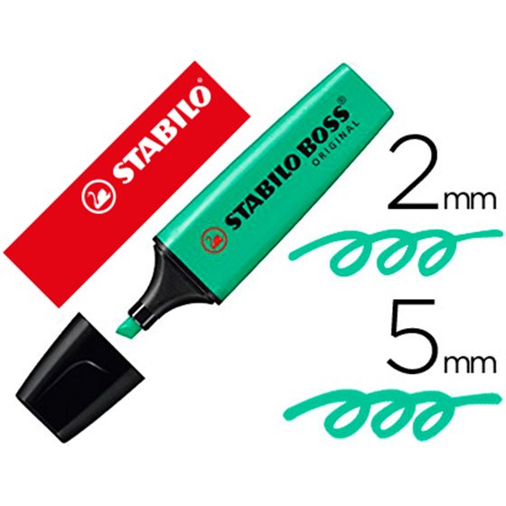 Rotulador Stabilo Boss Fluorescente 70 Turquesa